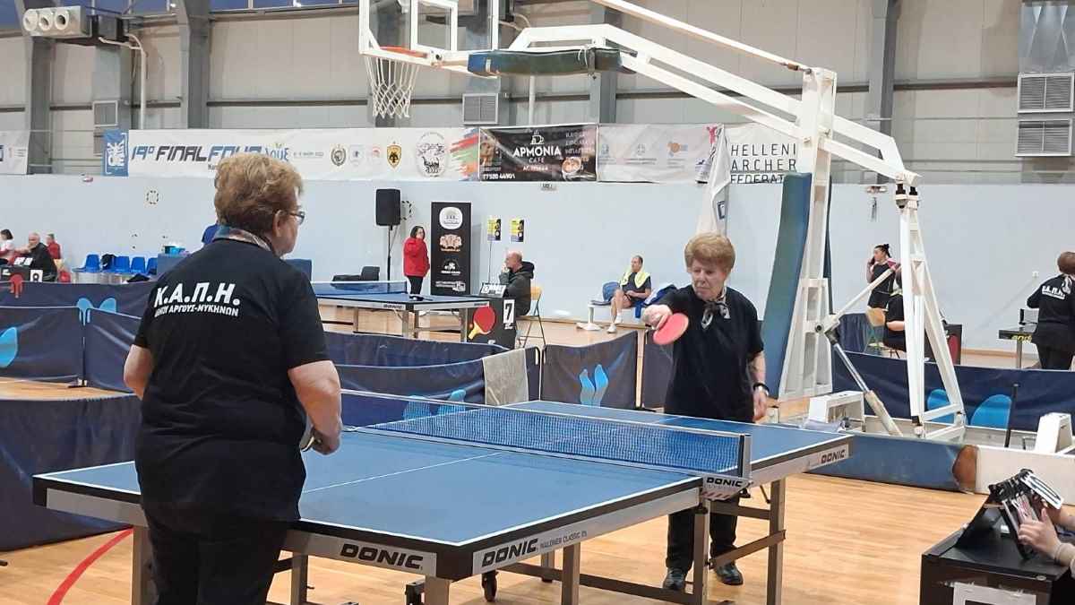 3η θέση σε τουρνουά Πινγκ Πονγκ το ΚΑΠΗ ‘Αργους