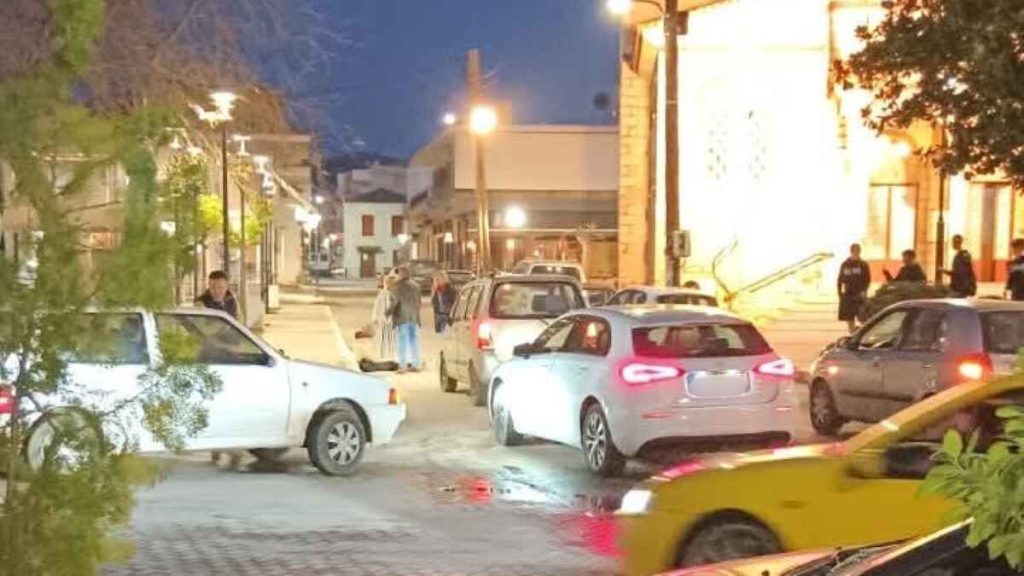 Μεθυσμένος ρουμάνος στην Αγία Τριάδα