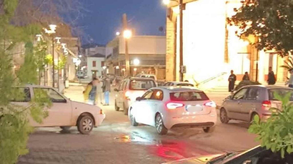 Μεθυσμένος ρουμάνος στην Αγία Τριάδα