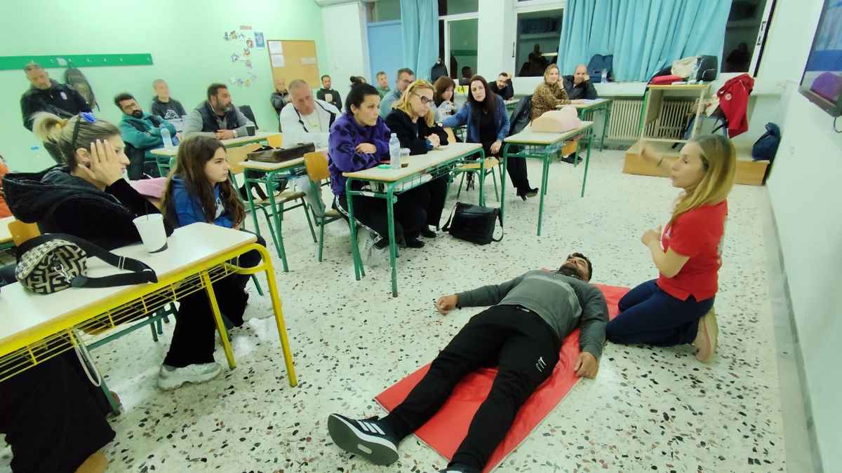 Ναύπλιο: Πρώτες βοήθειες στο Σχολείο Δεύτερης Ευκαιρίας
