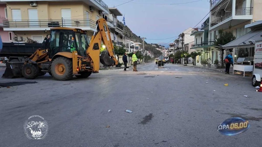 Σκουπίδια μετά το πανηγύρι στην Πρόνοια Ναυπλίου