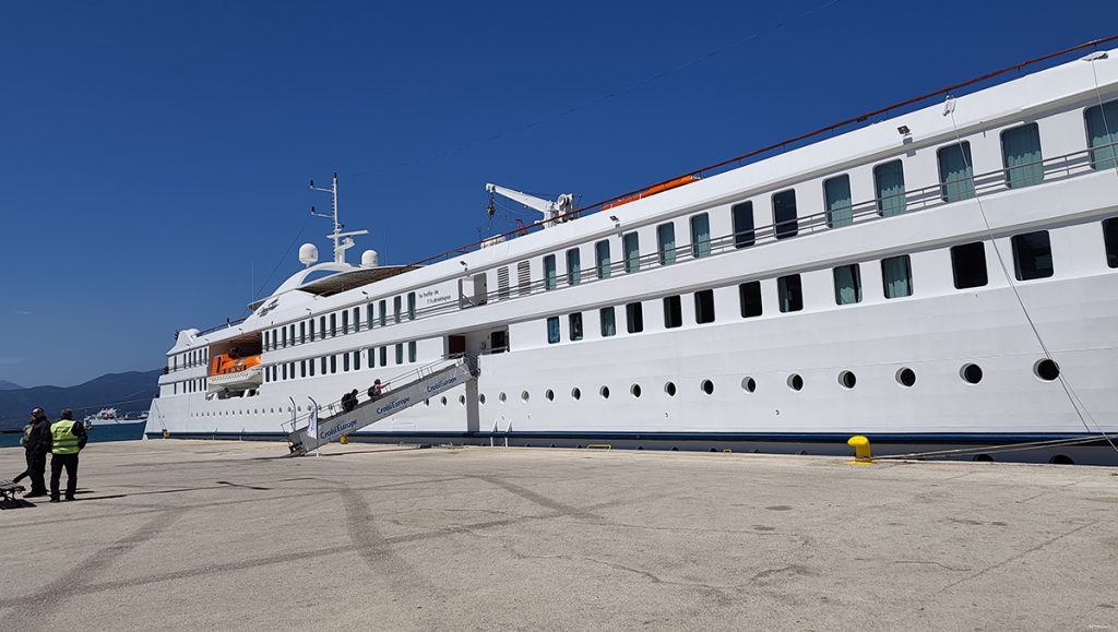 Κρουαζιερόπλοιο la belle de l'adriatique στο Ναύπλιο