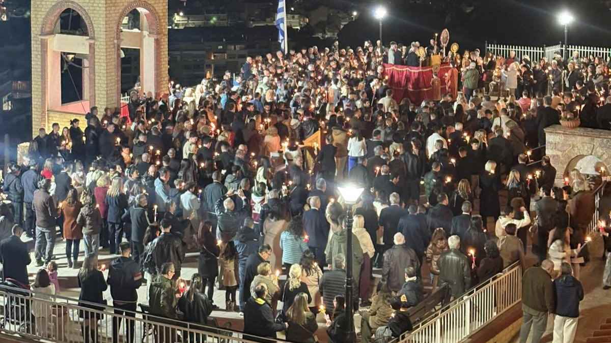 Με κατάνυξη η Ανάσταση στην Ευαγγελίστρια Ναυπλίου