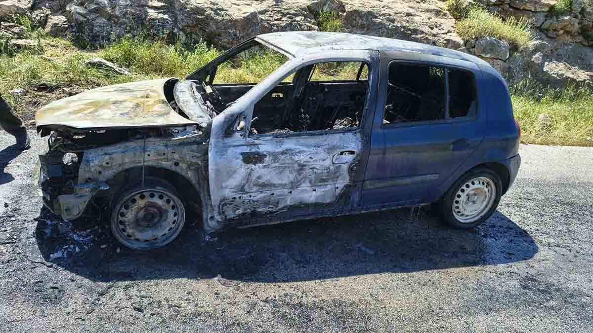 Παρανάλωμα του πυρός αυτοκίνητο στο Σαλάντι Ερμιονίδας