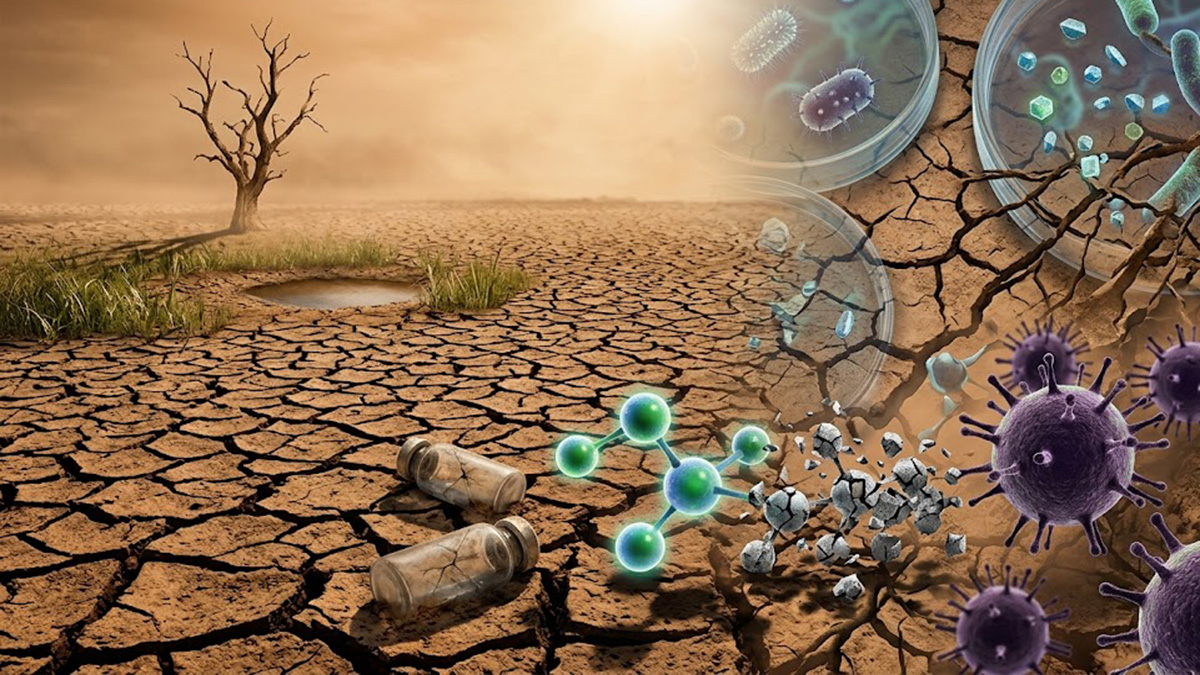 Πώς η κλιματική αλλαγή «εκπαιδεύει» τα μικρόβια ενάντια στα αντιβιοτικά