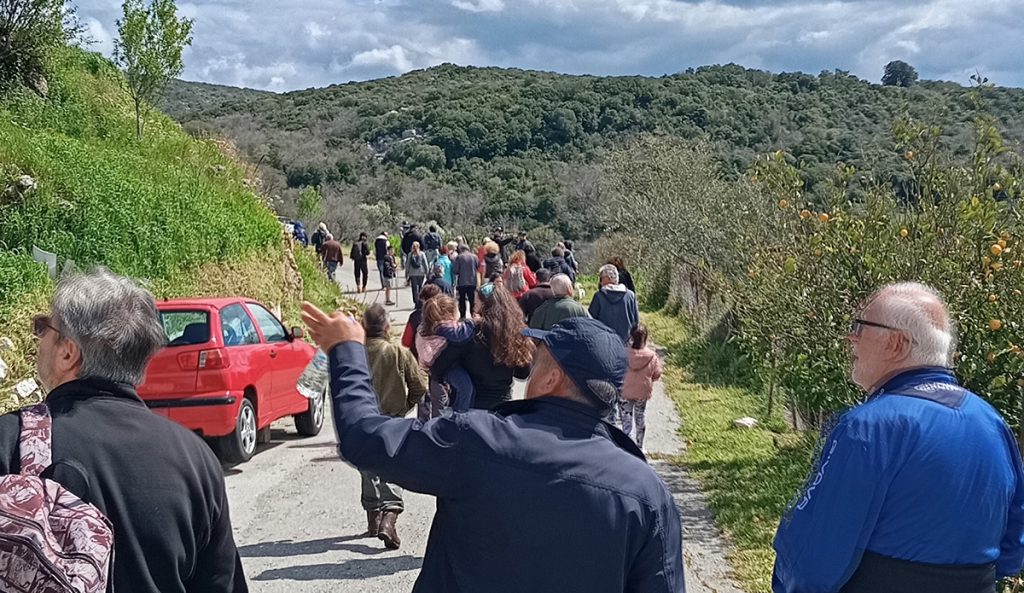 Μαζική συμμετοχή και δυναμική παρουσία στην πεζοπορική εξόρμηση των «Γερακιών». στο Μανιάκι