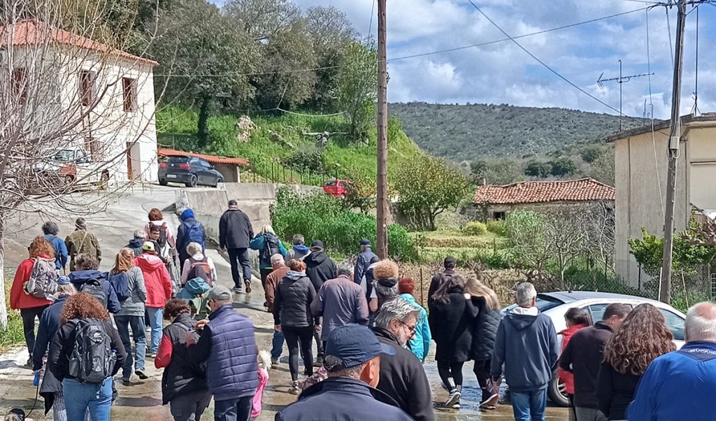 Μαζική συμμετοχή και δυναμική παρουσία στην πεζοπορική εξόρμηση των «Γερακιών». στο Μανιάκι
