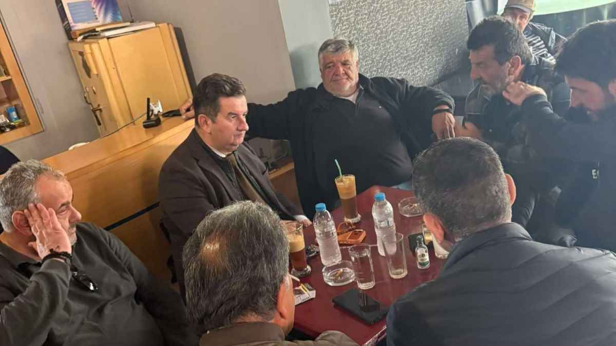 Επίσκεψη του δημάρχου Γιάννη Μαλτέζου στον Αχλαδόκαμπο