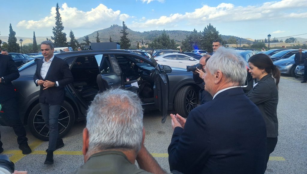 Κυριάκος Μητσοτάκης στο Ναύπλιο ξενοδοχείο Αμαλία