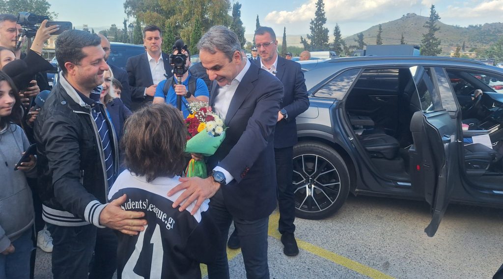Κυριάκος Μητσοτάκης στο Ναύπλιο ξενοδοχείο Αμαλία