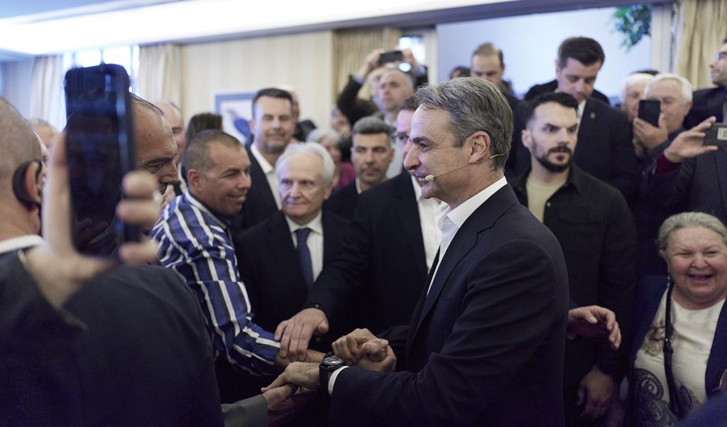 Κυριάκος Μητσοτάκης προσυνέδριο ΝΔ Ναύπλιο