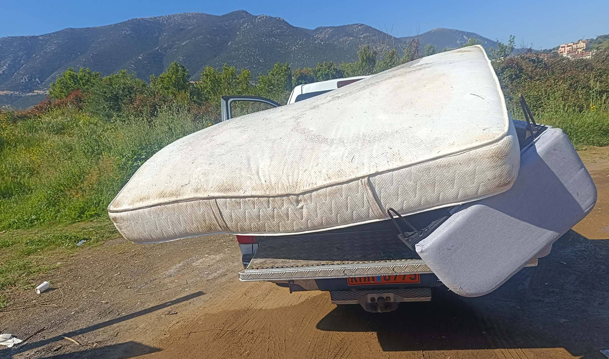 Μάχη με τα ογκώδη απορρίμματα στην Επίδαυρο