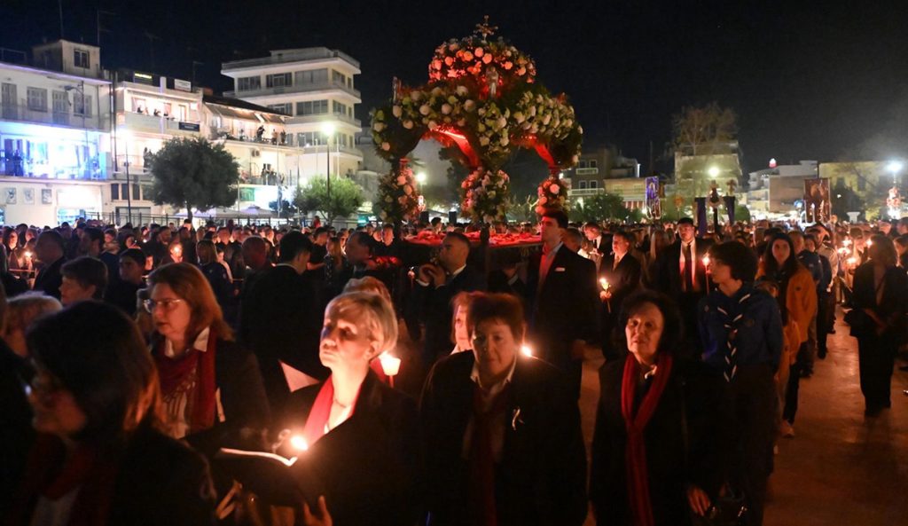 Άργος περιφορά συνάντηση επιταφίων Μεγάλη Παρασκευή 2026