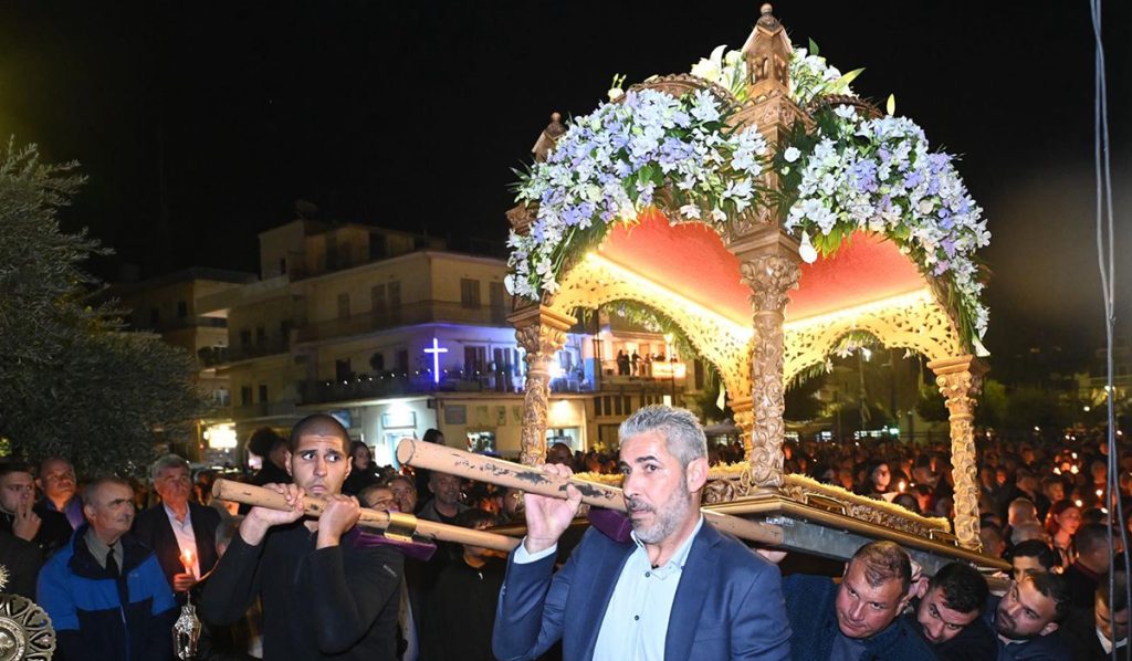 Άργος περιφορά συνάντηση επιταφίων Μεγάλη Παρασκευή 2026