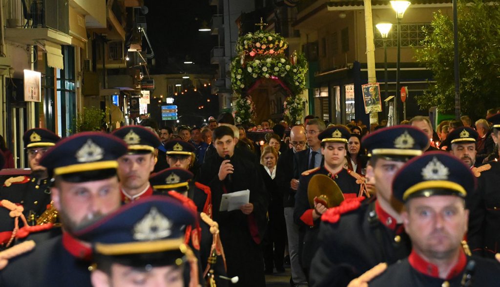 Άργος περιφορά συνάντηση επιταφίων Μεγάλη Παρασκευή 2026