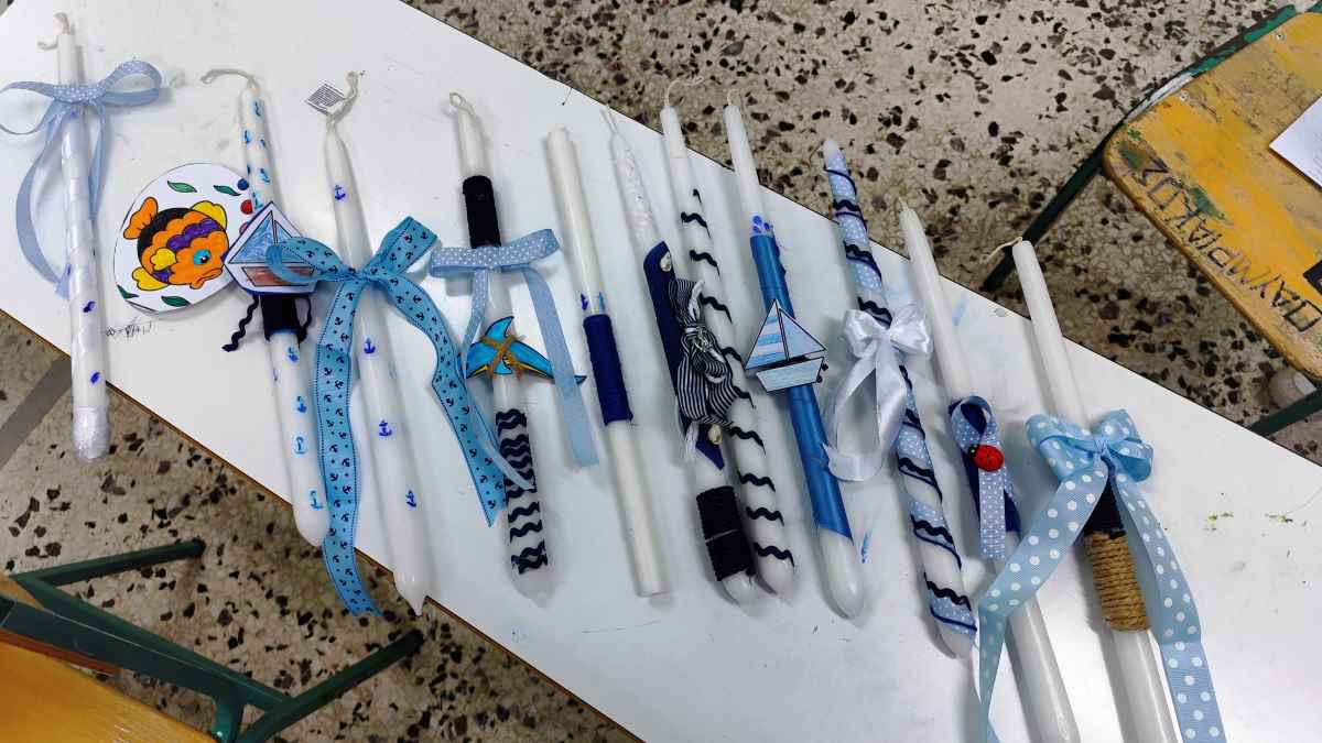 Ναύπλιο: Δημιουργικές πασχαλινές λαμπάδες από τους εκπαιδευόμενους του ΣΔΕ