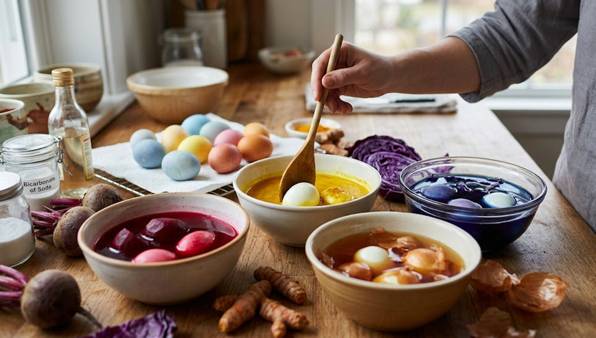 Πάσχα: Πώς να βάψετε τα αυγά με φυσικά υλικά χωρίς σταγόνα χημικών