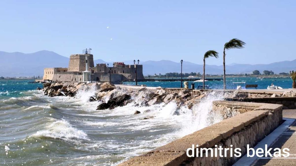Λιμάνι Ναυπλίου δυνατός αέρας
