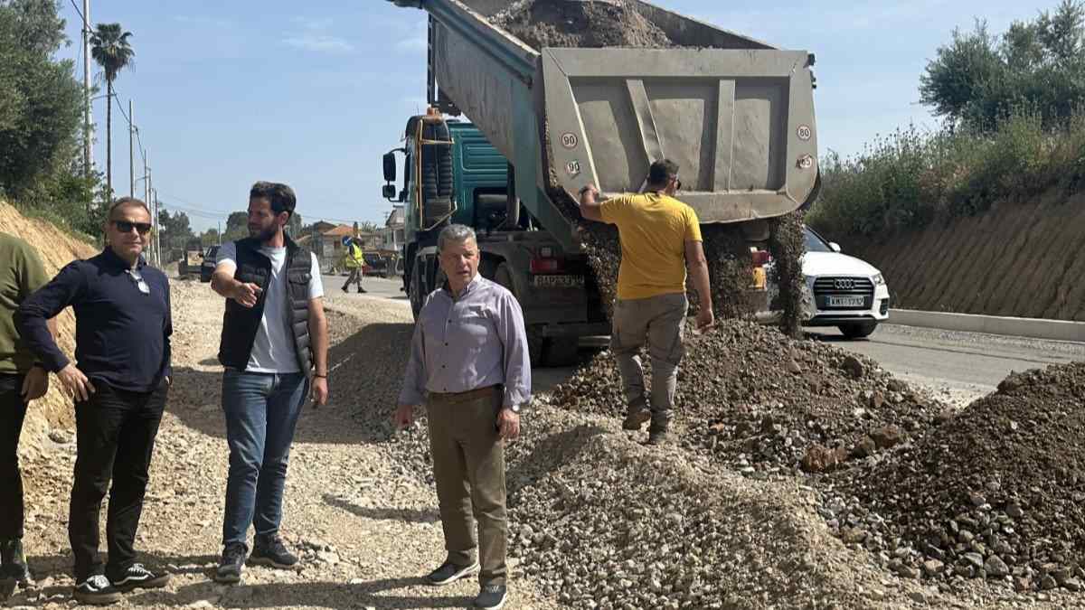 Αυτοψία Αντιπεριφερειάρχη ΠΕ Μεσσηνίας σε υπό εξέλιξη έργα