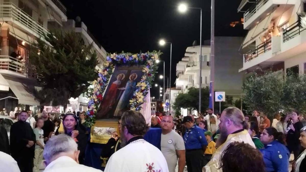 Εορτασμός Κωνσταντίνου και Ελένης στο Ναύπλιο