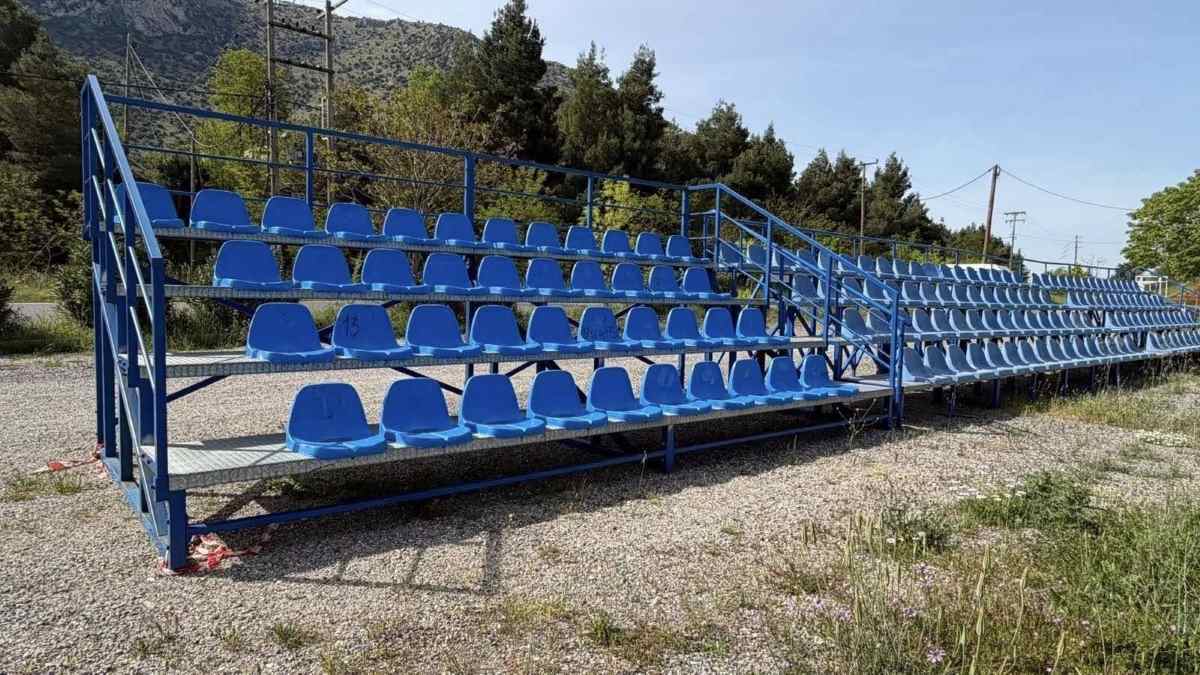 Γήπεδο Νεστάνης: Αυτοψία Τζιούμη στις εργασίες ηλεκτροφωτισμού