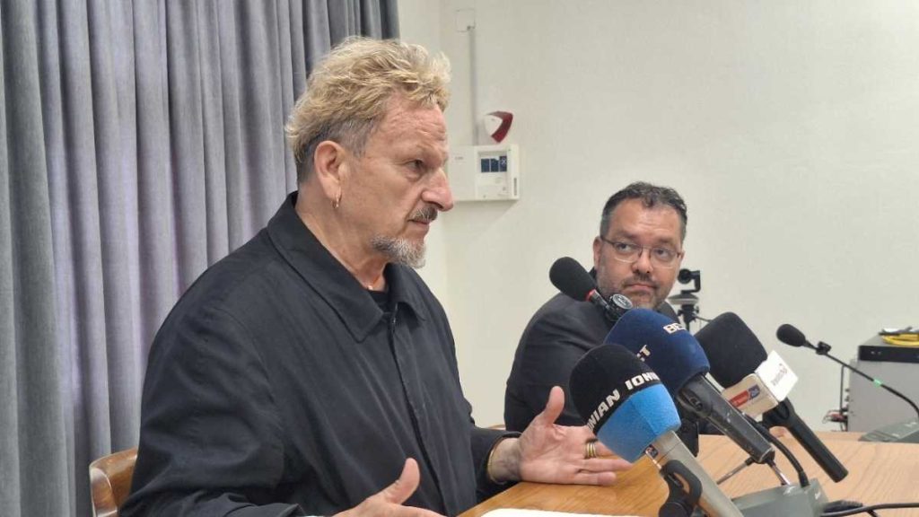 Μιχαήλ Μαρμαρινός, συνέντευξη Τύπου στο Λυγουριό