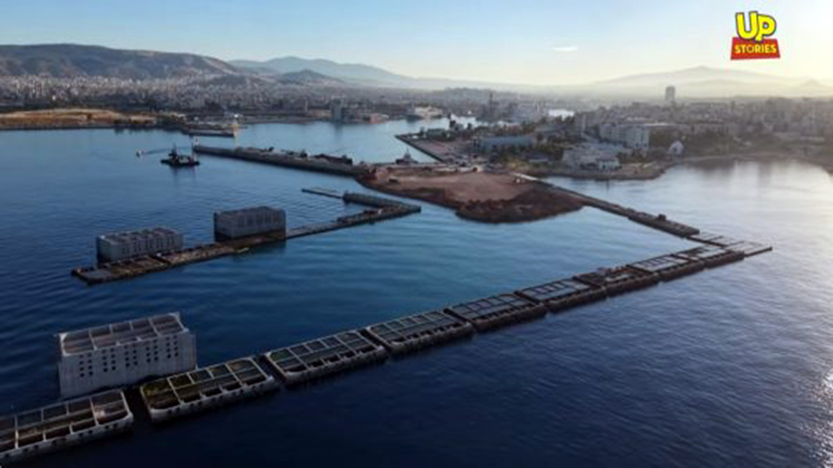 Πειραιάς: Δημιουργούν νέα γη στη θάλασσα – Εντυπωσιακό βίντεο