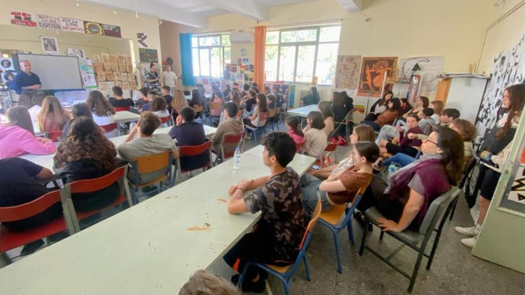 Ο Αθλητής Σταύρος Σμυρλής στο Καλλιτεχνικό Σχολείο Αργολίδας