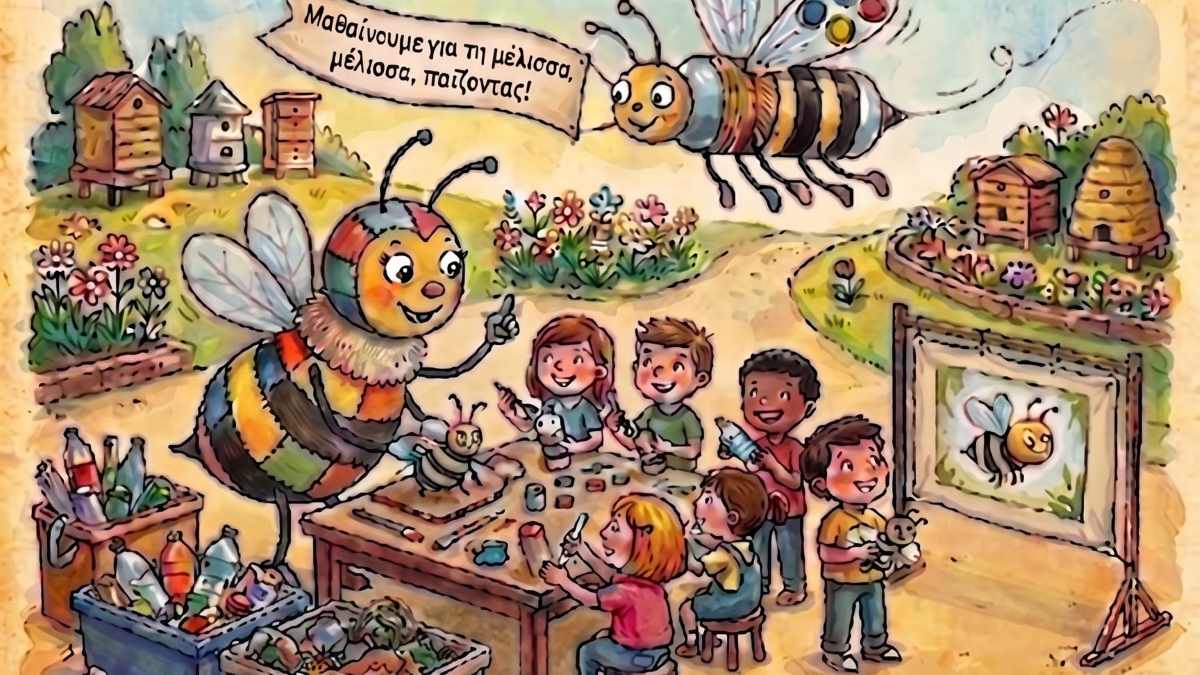 Αργολίδα: «Trash Art» για παιδιά στο Μουσείο Μελισσοκομικής Τέχνης