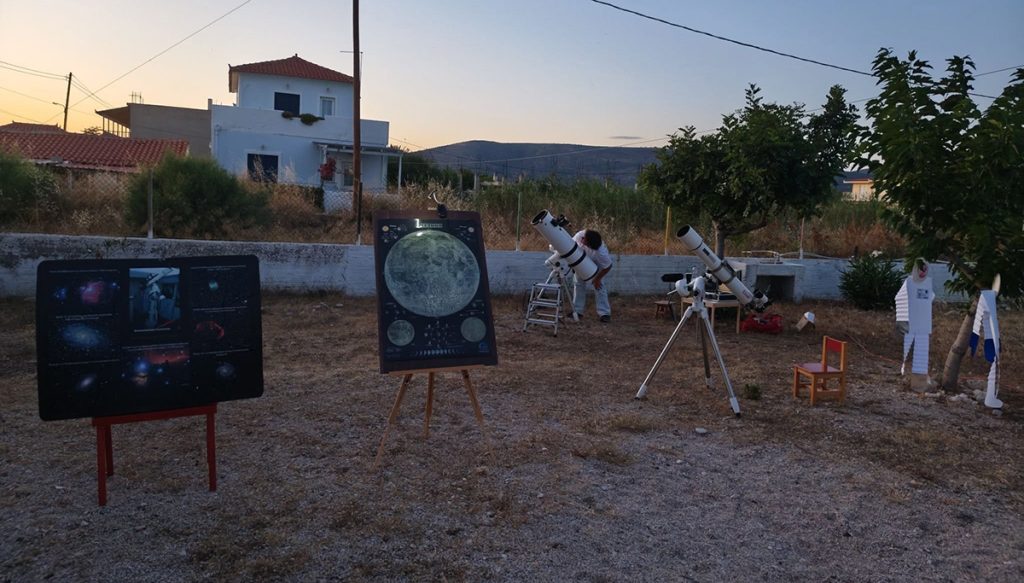 Βραδιά αστροπαρατήρησης στα Ίρια