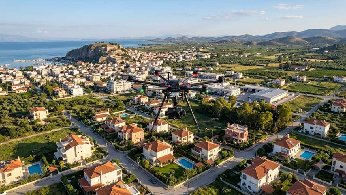 Αυθαίρετα στην Αργολίδα και την Πελοπόννησο: Drones και AI επιστρατεύονται για άμεσο εντοπισμό