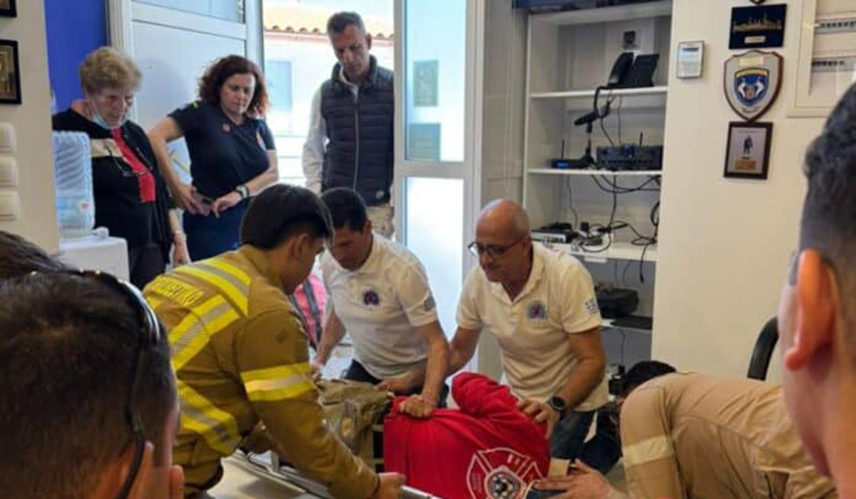 Η ΕΟΔ Αργολίδας δίπλα στο πυροσβεστικό κλιμάκιο Τροιζήνας