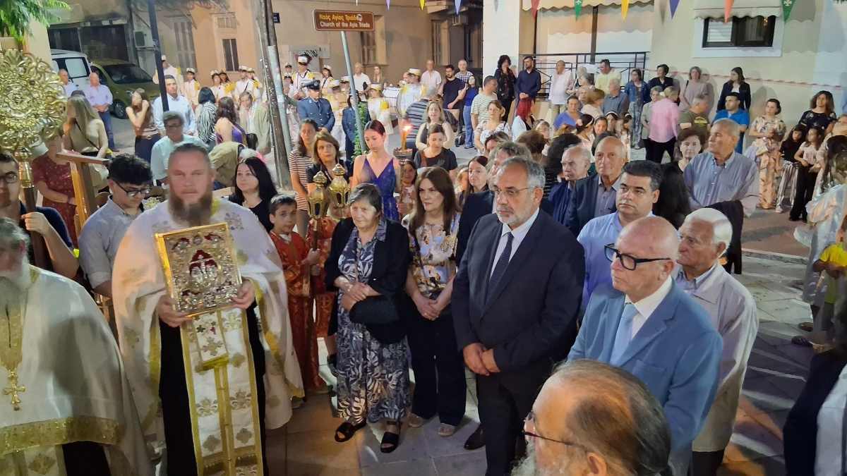 Πρόνοια Ναυπλίου: Με λαμπρότητα ο Εσπερινός της Αγίας Τριάδας