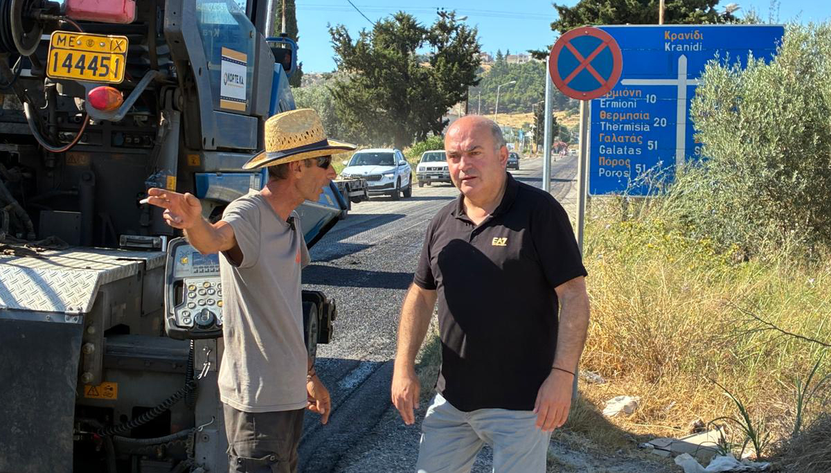 Έργα σε 11 σημεία του βασικού οδικού άξονα προς την Ερμιονίδα