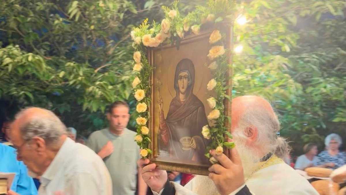 Ερμιόνη: Πανηγυρικός Εσπερινός για την Αγία Παρασκευή στην Αυλώνα