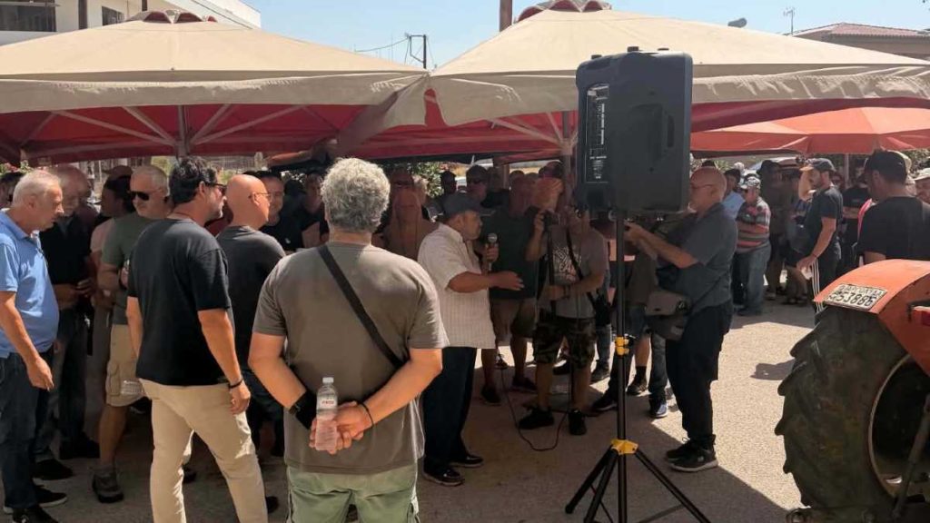 Κινητοποίηση αγροτών στην Νομαρχέια