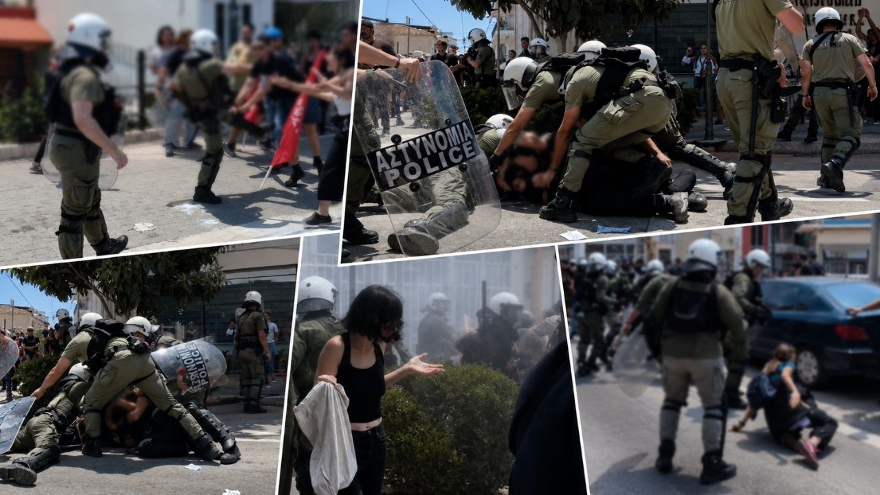 Άργος: Η στιγμή της απρόκλητης επίθεσης των ΜΑΤ σε διαδηλωτές – Βίντεο ντοκουμέντο