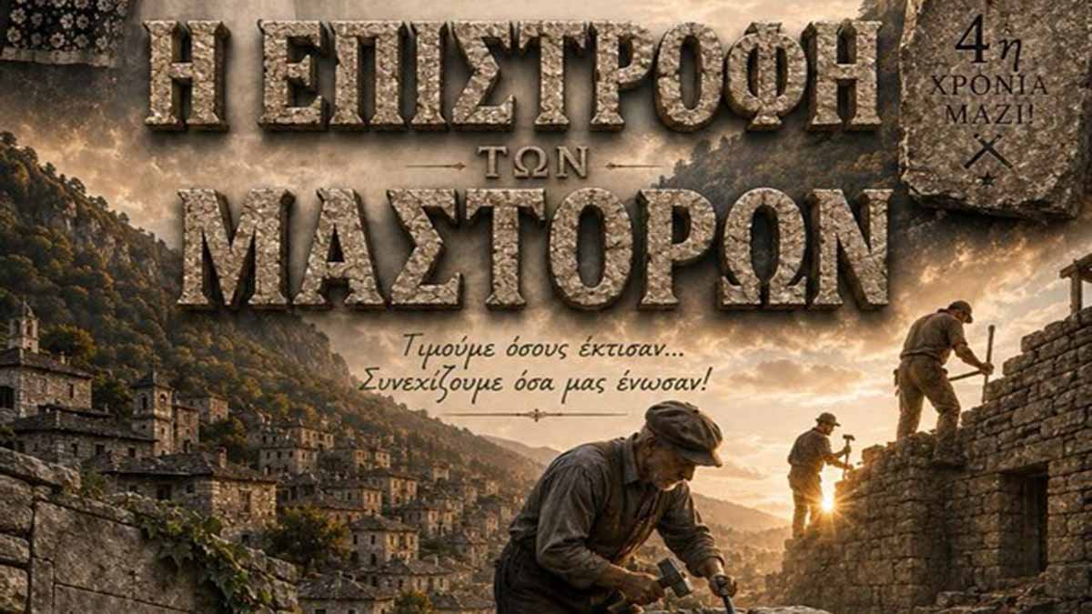 Για 4η χρονιά αναβιώνει η «Επιστροφή των Μαστόρων» στα Λαγκάδια