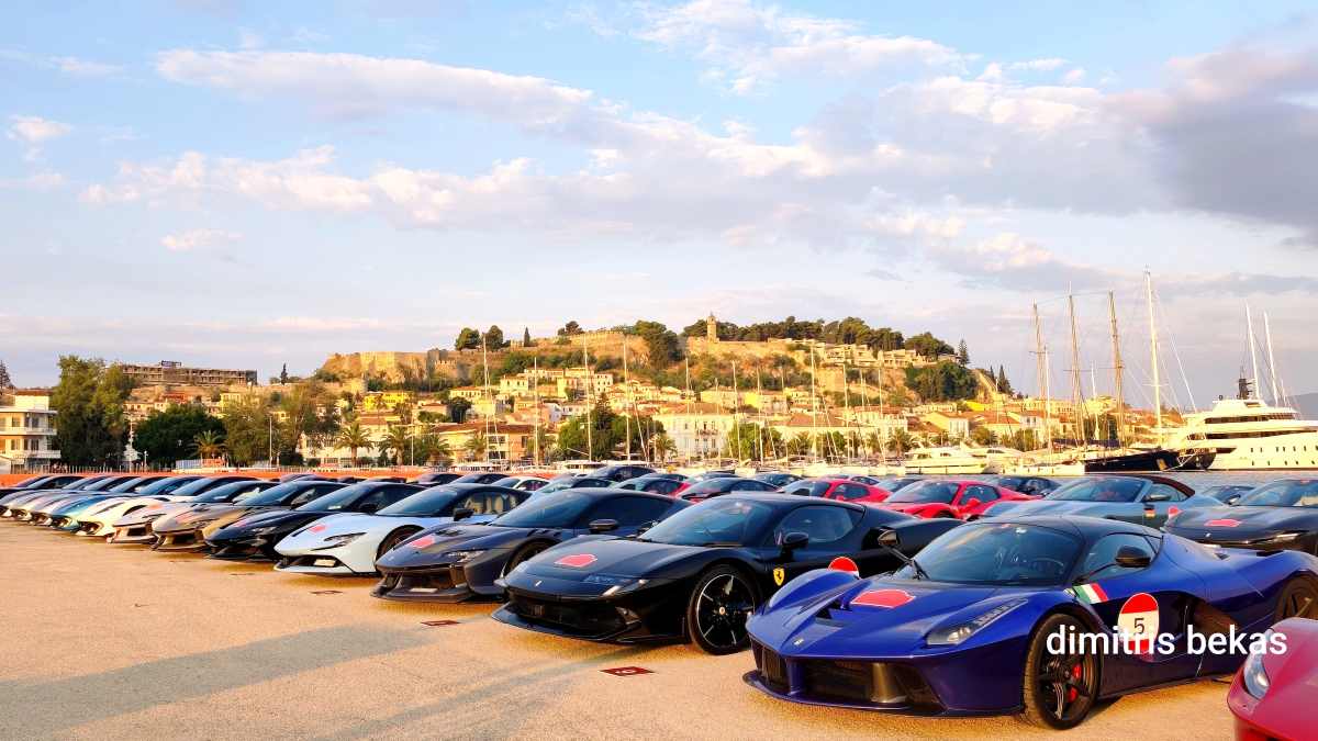 Ναύπλιο: Δεκάδες Ferrari  στο λιμάνι για το Cavalcade
