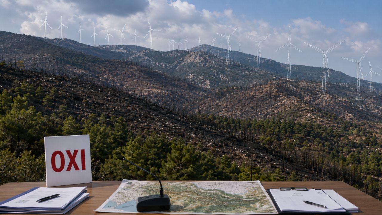 Ομόφωνο «όχι» στις 57 ανεμογεννήτριες στα Γεράνεια Όρη