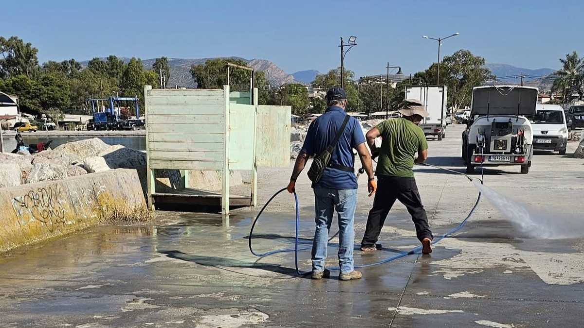 Νέα Κίος: Επιχείρηση καθαριότητας στην προβλήτα και νέο πρόγραμμα αποκομιδής