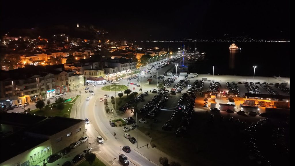 Βραδινή λήψη του Ναυπλίου