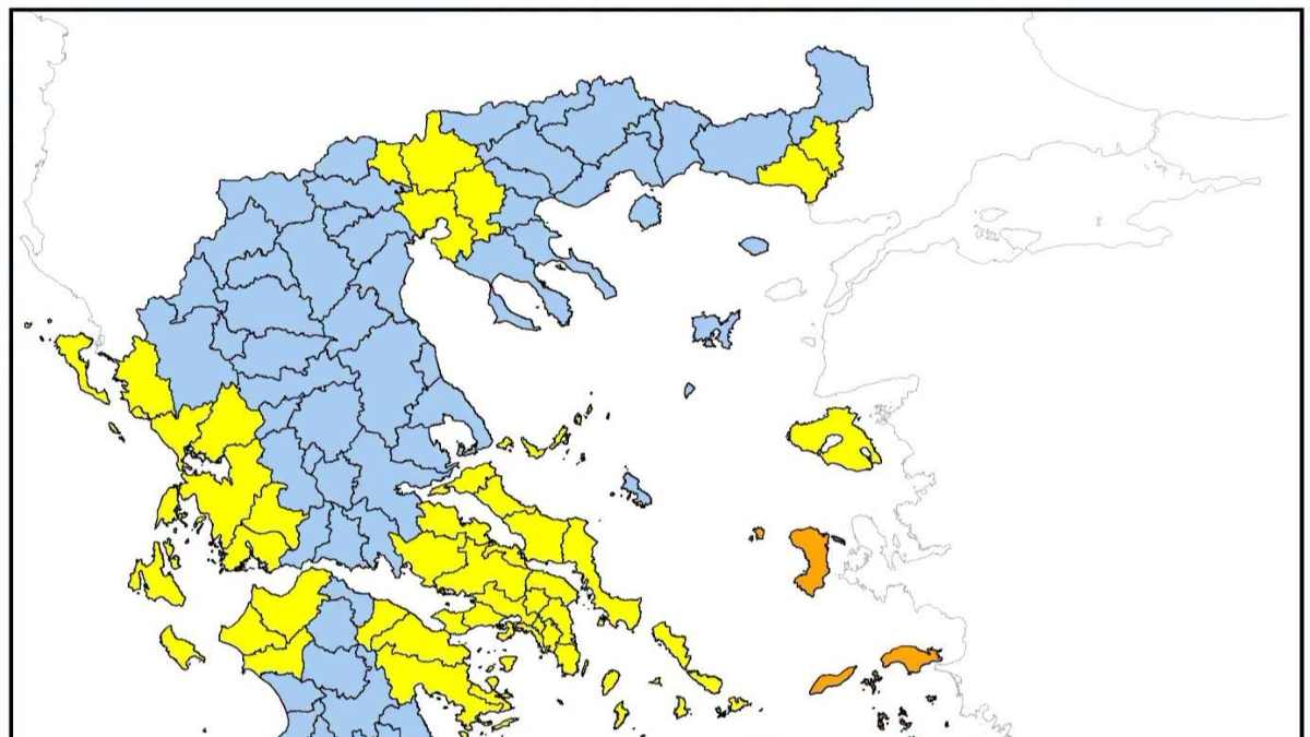 Υψηλός κίνδυνος πυρκαγιάς στην Αργολίδα για αύριο Τρίτη 14/7