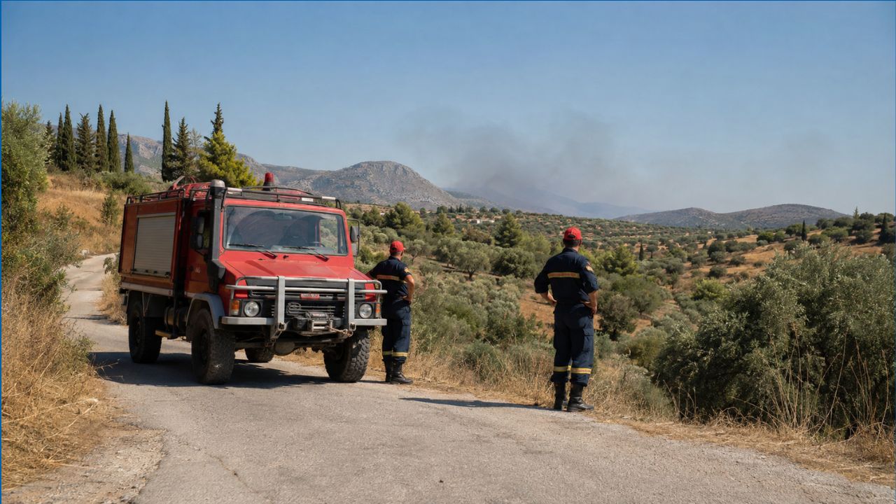 Αργολίδα: Υποχωρεί ο κίνδυνος πυρκαγιάς – Σε γενική επιφυλακή η Πυροσβεστική