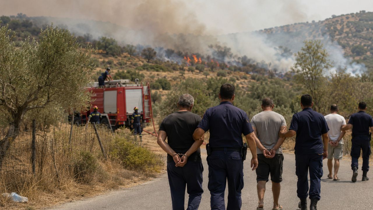 Φωτιές: Τρεις συλλήψεις για πρόκληση πυρκαγιάς σε Λακωνία και Ηλεία